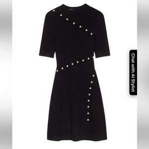 Maje Dress In Ribbed Knit